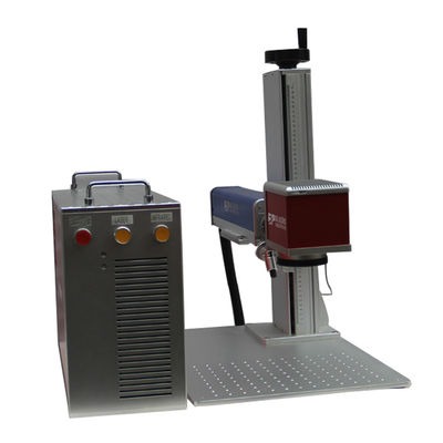 China 0.5Mm Tiefen-Minilaser-Markierungs-Maschine für Metallnummernschild, Faser-Laser-Markierungs-Maschine fournisseur