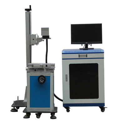 China 100X100MM Linsen-Metalllaser-Markierungs-Maschine für Aufkleber, Faser-Laser-Markierungs-Maschine fournisseur
