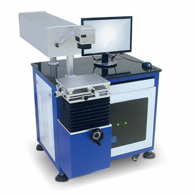 China Plastiktierohrmarke-UV-Laser, der Maschinen-Tischplattenart Struktur markiert fournisseur