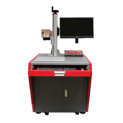 China Tischplattenfaser-Laser-Ätzmaschine für Ohrmarke, Laser-Markierungs-Ausrüstung fournisseur